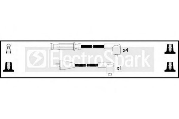 Комплект проводов зажигания standard OEK679