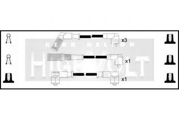 Комплект проводов зажигания standard OEF463