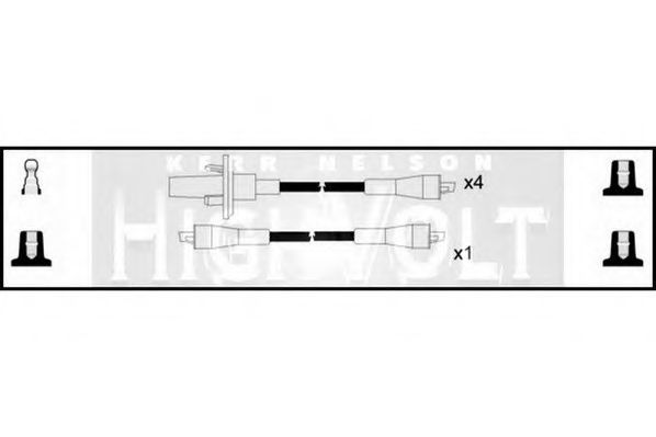 Комплект проводов зажигания standard OEF952