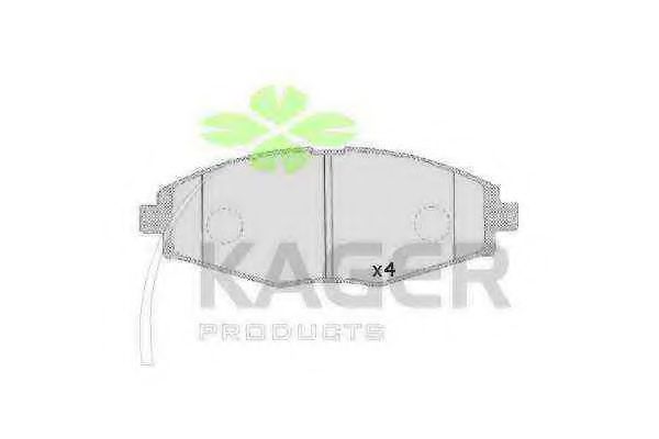 Тормозные колодки KAGER 35-0099