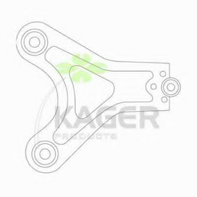 Рычаг подвески kager 87-1012