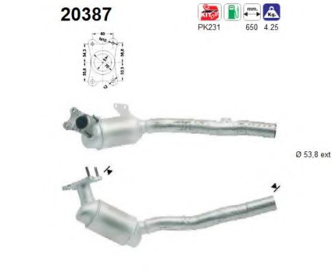 Катализатор FORD 7391835