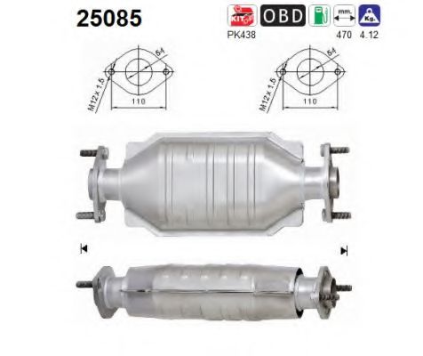 Катализатор MAZDA KL1F20600
