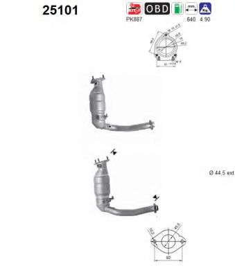 Катализатор MAZDA YF2020500G