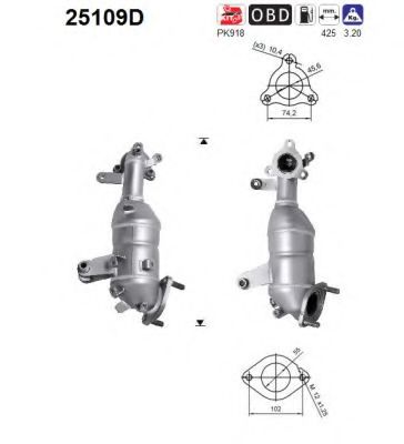 Катализатор Hyundai/Kia 289402A550
