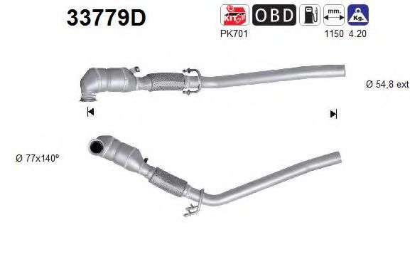 Катализатор VAG 1K0254504BX