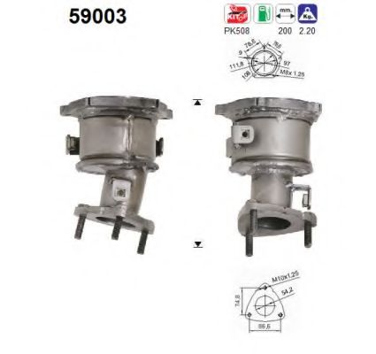 Катализатор Hyundai/Kia 2853033700