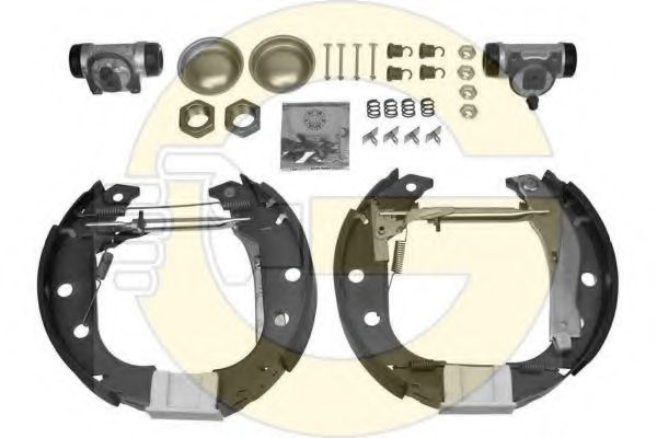 Тормозные колодки барабанные GIRLING 5312263