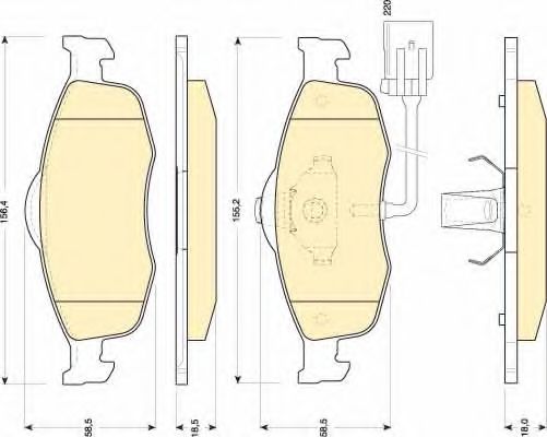 Тормозные колодки GIRLING 6111082