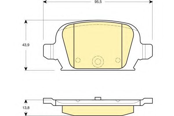 Тормозные колодки GIRLING 6114121