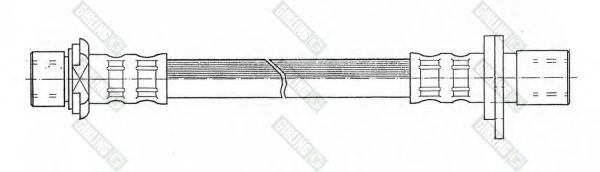 Тормозной шланг GIRLING 9001384 Тормозной шланг GIRLING 9001384