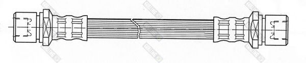 Тормозной шланг girling 9001404
