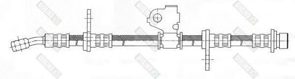 Тормозной шланг Honda/Acura 46410SH0A02 Тормозной шланг Honda/Acura 46410SH0A02