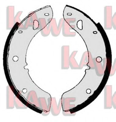 Тормозные колодки барабанные kawe 00210
