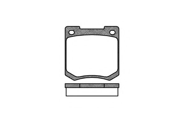 Тормозные колодки kawe 0040 00