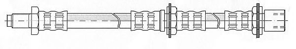 Тормозной шланг kawe 510627