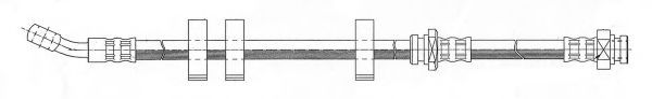 Тормозной шланг kawe 510879