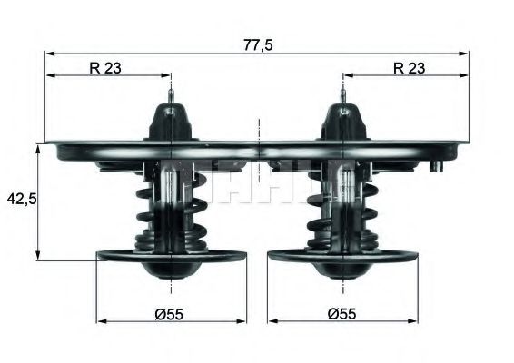 Термостат Mahle Kolben TX 32 75D