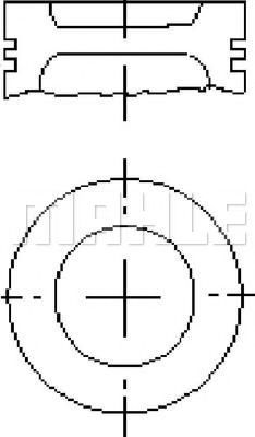 Поршень mahlekolben E59910