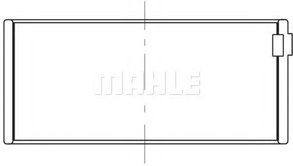 Шатунный вкладыш Mahle Kolben 007 PL 21683 000 Шатунный вкладыш Mahle Kolben 007 PL 21683 000