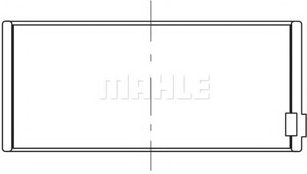 Шатунный вкладыш Mahle Kolben 209 PL 20646 000