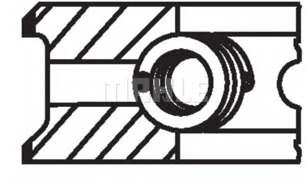 Комплект поршневых колец Mahle Kolben 008 58 N0 Комплект поршневых колец Mahle Kolben 008 58 N0