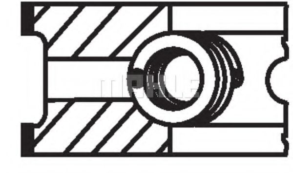 Комплект поршневых колец Mahle Kolben 021 62 N1