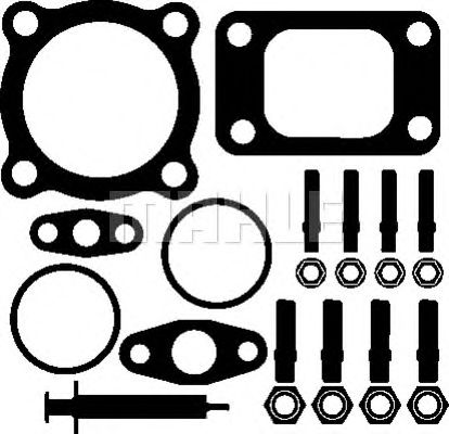 Монтажный комплект турбины Mahle Kolben 001 TA 14645 000