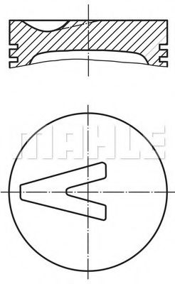 Поршень Mahle Kolben 082 62 00