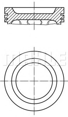 Поршень Mahle Kolben 021 62 01