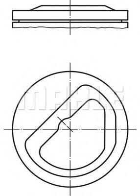 Поршень Mahle Kolben 082 12 00