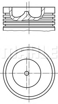 Поршень Mahle Kolben 015 92 00