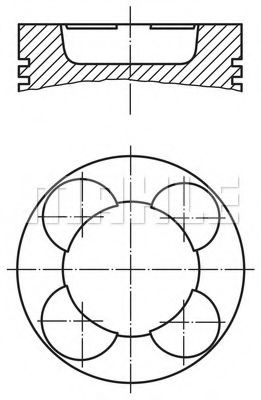 Поршень Mahle Kolben 003 54 00