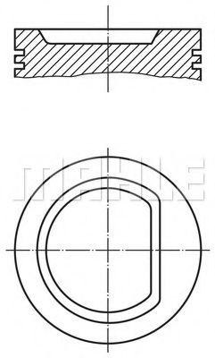 Поршень Mahle Kolben 039 95 01