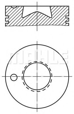Поршень Mahle Kolben 003 86 00