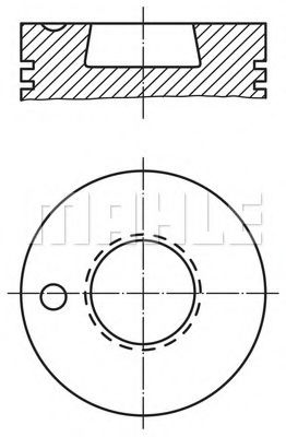 Поршень Mahle Kolben 003 93 00