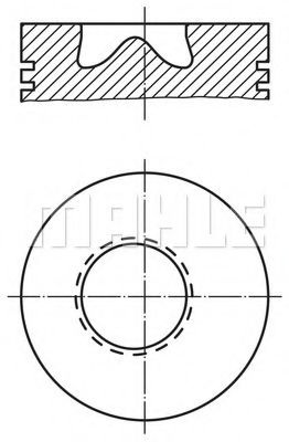 Поршень Mahle Kolben 009 96 00