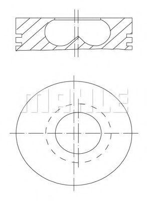Поршень Mahle Kolben 009 50 01