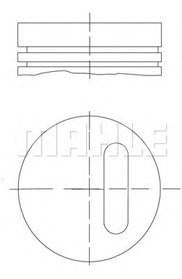 Поршень Mahle Kolben 021 01 00