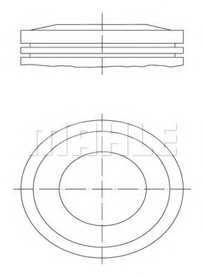 Поршень Mahle Kolben 033 10 00