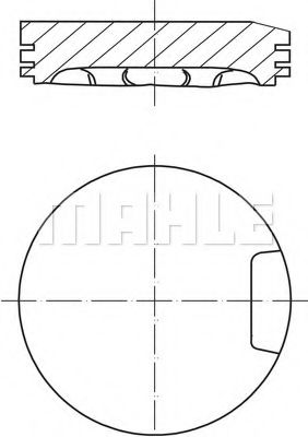 Поршень Mahle Kolben 033 13 00