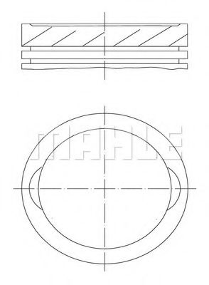 Поршень Mahle Kolben 038 13 00