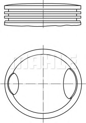 Поршень Mahle Kolben 033 22 00