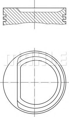 Поршень Mahle Kolben 030 94 00