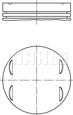 Поршень Mahle Kolben 083 13 02