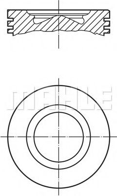 Поршень Mahle Kolben 007 PI 00106 000