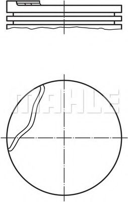 Поршень Mahle Kolben 022 03 02