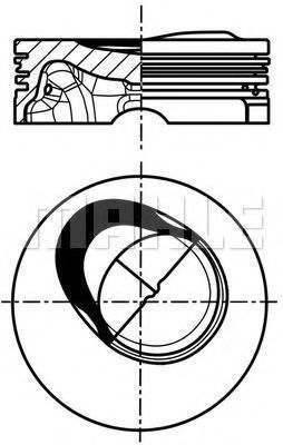 Поршень Mahle Kolben 028 PI 00130 001