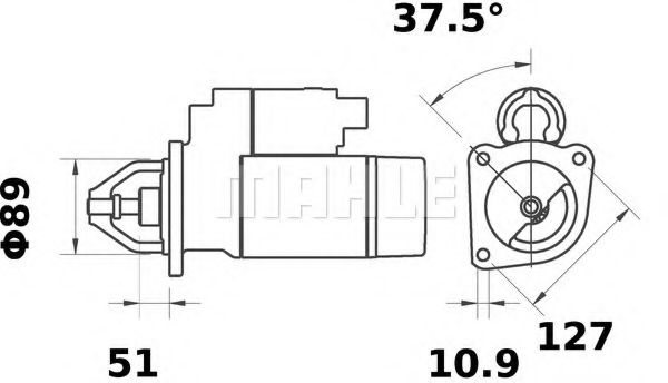 Стартер Mahle Kolben MS 440 Стартер Mahle Kolben MS 440