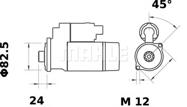 Стартер Mahle Kolben MS 23 Стартер Mahle Kolben MS 23